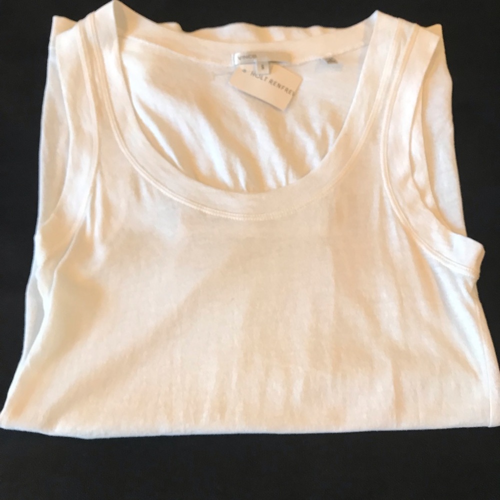 Vince White Short Sleeve Tee